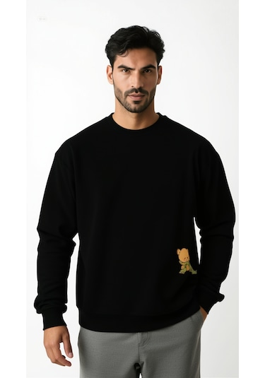 Ogc Ayı Kombin Sweatshirt Siyah