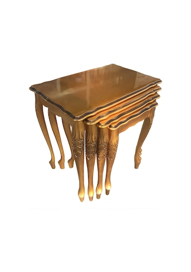 Zigon Lükens Aslan Klasik Model Kayın Torna Ayak Parlak Gold La