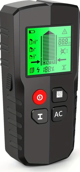 Willowhaven Siyah Vvıa Profesyonel Duvar Tarayıcı - Yüksek Çözünürlüklü Lcd Ekran