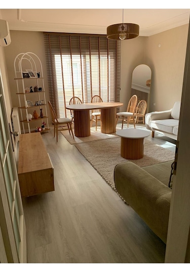 Çevir Kur Atlantik Çam Bohem Kitaplık Çok Amaçlı, 5 Raflı, Dekoratif Dolap 199x71x29 Cm Atlantik Çam