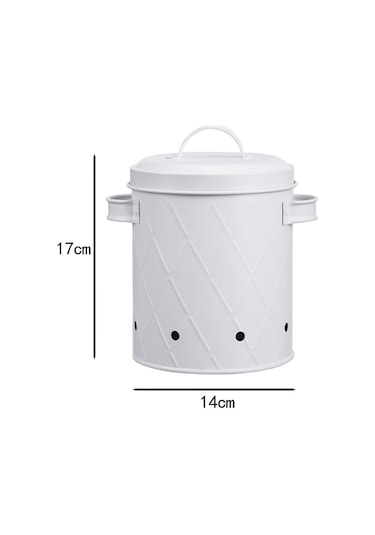 Suntek Magideal Patates Soğan Sarımsak Kutusu Sebze Saklama Beyaz-stil-b