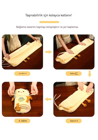 Toast Ofis Şekerleme Battaniyesi Tek Kişilik Battaniye-tavşan