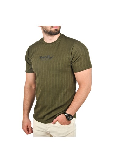 Deepsea Erkek Haki Dar Kesim Pamuklu Tişört Slim Fit Nefes Alan Yumuşak Dokulu Tişört 2504351 Haki Deepsea Erkek Haki Dar Kesim Pamuklu Tişört Slim Fit Nefes Alan Yumuşak Dokulu Tişört 2504351 Haki