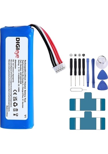 Yingfu Jbl Şarj Cihazı 2+/charge 2 Plus/v1 6200mah Gsp1029102r Pilin Değiştirilmesi İçin Kullanıcıya Özel