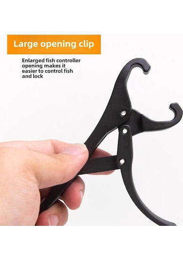 Reedark Nylon Cam Elyaf Kilitli Kontrol Aleti, Çok Fonksiyonlu路亚balık Tutucu, Hafif Ve Dayanıklı, Büyük Balıklar İçin Güvenli Tutuş Siyah