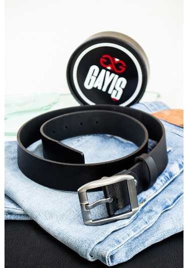 Özel Kutu Premium Hakiki Deri Erkek Kot-kumaş Pantolon Kemeri