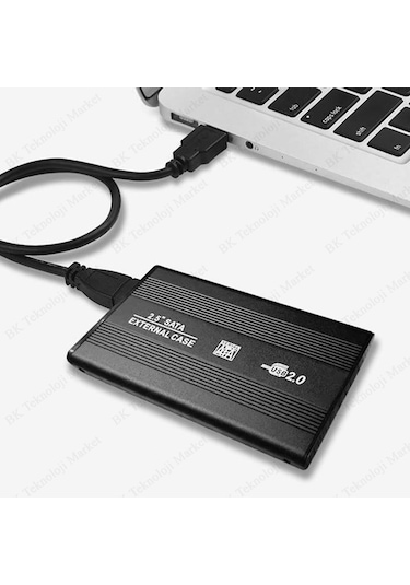 2.5 Sata Usb 2.0 Alüminyum Harici Notebook Hdd Kutusu