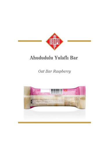 Ahududulu Yulaflı Bar 40 G X 12 Adet