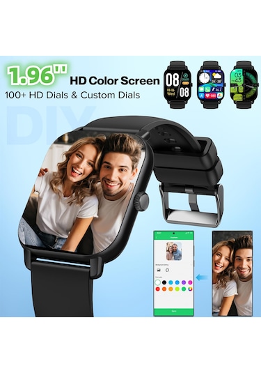 Geeroyoo Pembe Qx5 Akıllı Saat: Kan Şekeri Olmayan Ölçüm, Bluetooth Arama, Kalp Atımı-vücut Sıcaklığı İzleme, 100+ Spor Modu