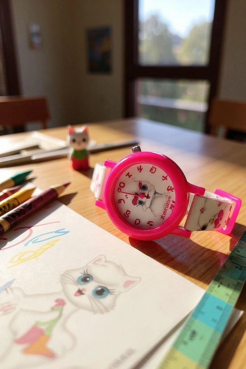 Coliseum Renkli Ve Figürlü Özel Kutulu Çocuk Kol Saati Ft.cls.ck01 Çok Renkli