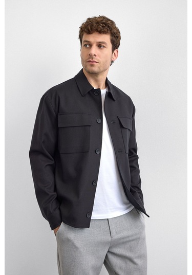 Back & Bond Erkek Ceket B35w50026 102 Siyah Siyah