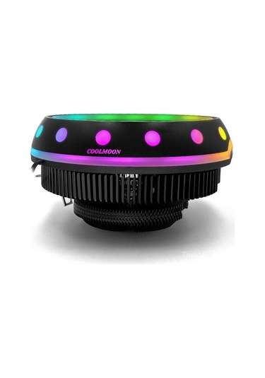 Coolmoon Ufo Cpu İşlemci Fanı Rgb Intel/Amd Tam Uyumluluk
