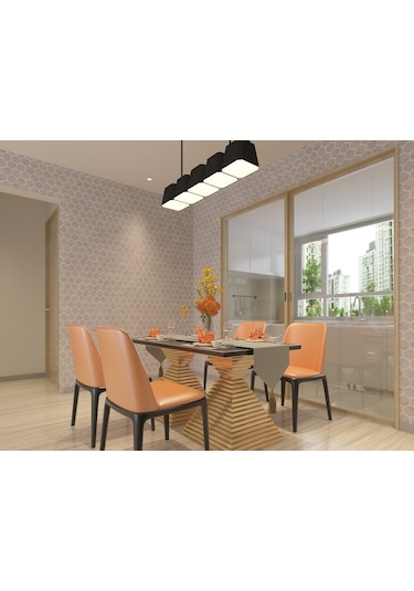 Tuqco Doğaltaş 2" Altıgen (Hexagon) Golden Eskitme Mermer Mozaik