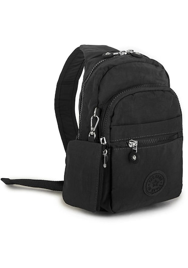 Nas Bag Unisex Bel Ve Body Bag Siyah Siyah