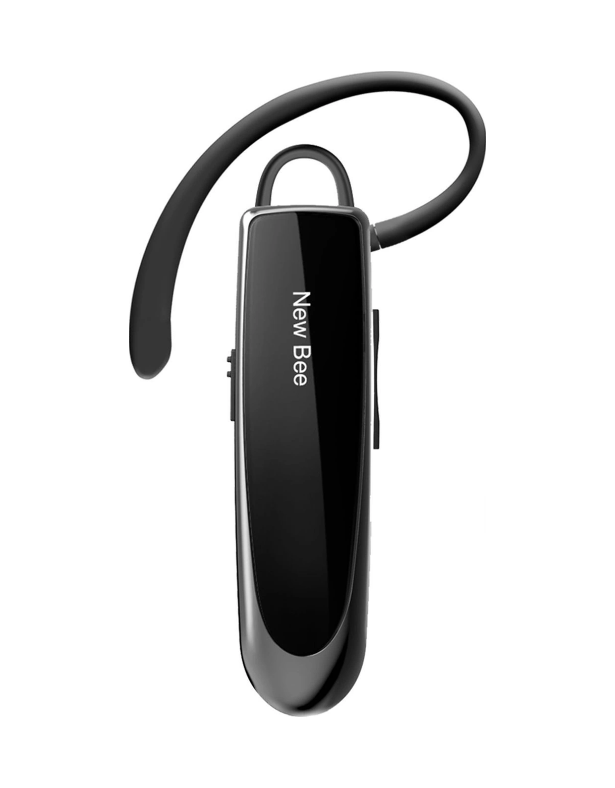 Moveevo New Bee B41 Tek Kulaklı Bluetooth 5.0 Kulaklık - Elsiz Konuşma, 24 Saat Konuşma Süresi, Ergonomik Tasarım, Siyah