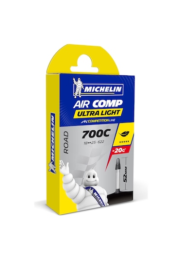 Michelin Air Comp Ultralight 700x18-25 Presta İç Lastik