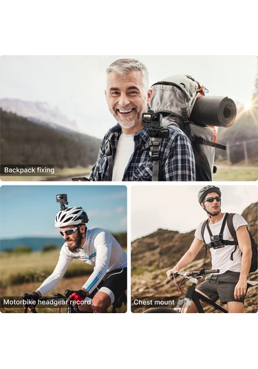 Ximistore9 Ulanzi Hızlı Bağlantı Manyetik Aksiyon Kamerası Aksesuarı - Djı/gopro/ınsta360 Uyumlu Siyah