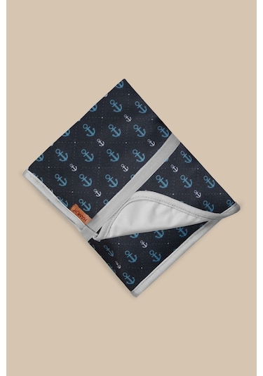 Anne Bebek Bakım Örtüsü Yenidoğan Alt Açma Değiştirme Anchor Organizer Pedi Minderi Çift Taraflı