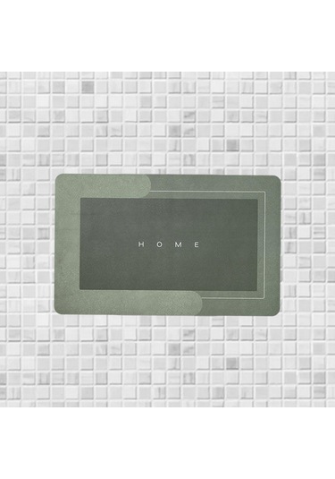 Suntek Kapı Paspası Giriş Çabuk Kuruyan Halı Zemin Yeşil40x60cm Kayıt