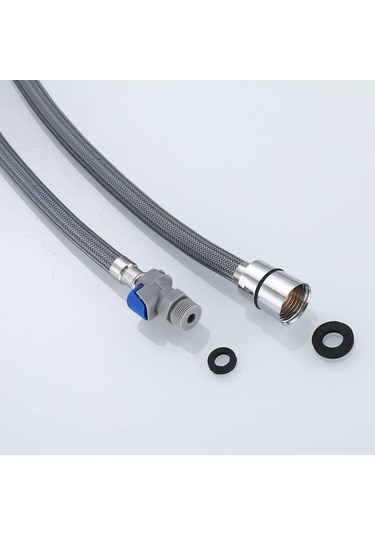 Kangvka Mutfak Muslukları İçin 1.5 Metre Uzatılabilir Değişim Hortumu Hızlı Takma Tip