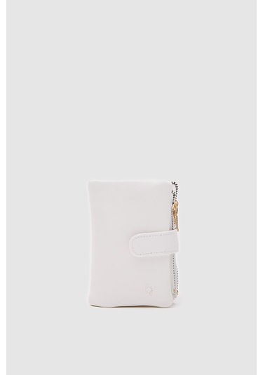 Shule Bags Kei Cüzdan Beyaz Beyaz