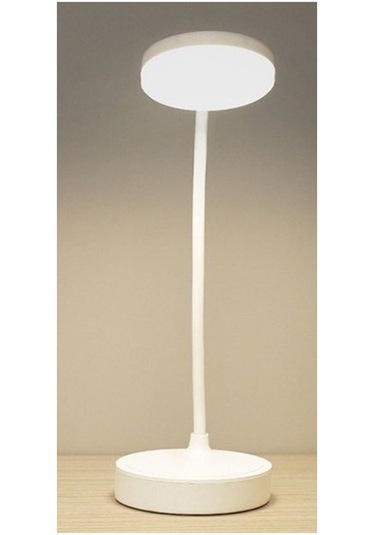 River World Yuvarlak Dokunmatik USB Şarjlı 360 Derece Dönebilir 3 Beyaz