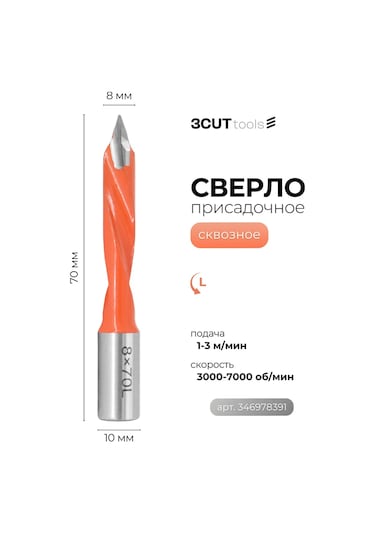 3cut Tools Pencere Delme Aplik Süngeri Delma 8 10 70mm L 346978391