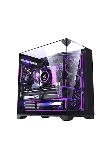 Snt Subzero Plus 7 X Argb Fan Uzaktan Kumanda Midi Tower Atx Siyah Oyuncu Kasası