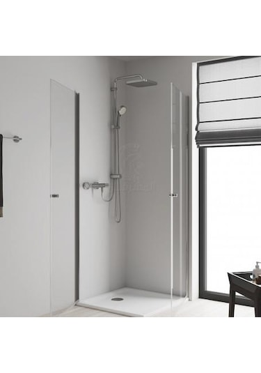 Grohe Tempesta System 250 Kare Duvara Monte Duş Sistemi, Yön Değiştiricili, Krom-Beyaz 26694000 Krom - Beyaz