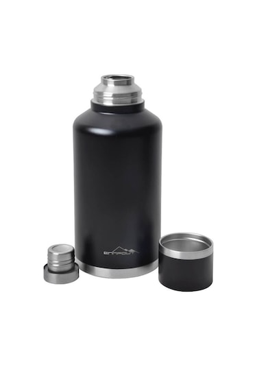 Campout Çift Katmanlı Termos 2000ml Siyah