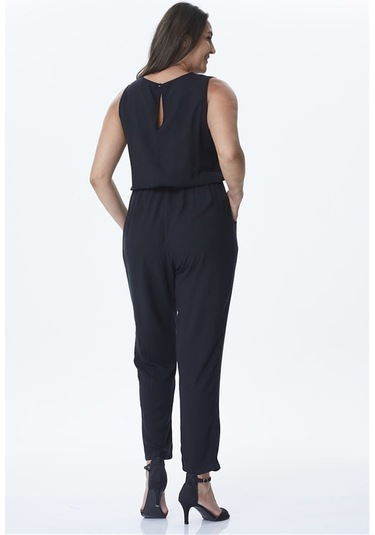 Myline Kadın Anvelop Tulum 23984 Siyah