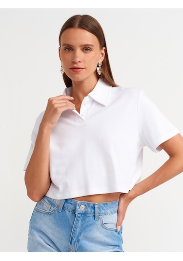 Dilvin Klasik Denim Mom Şort 101a71507 Mavi