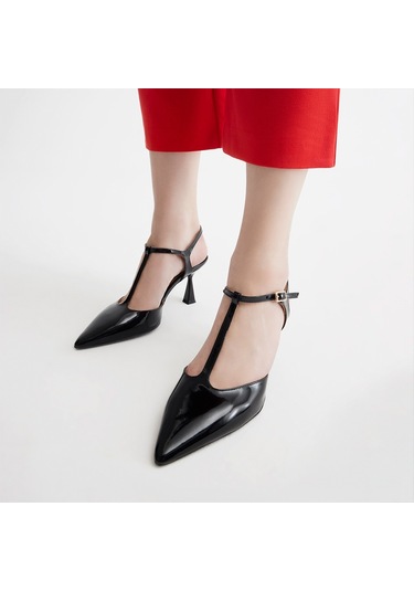 Hotiç Hakiki Deri Siyah Kadın Stiletto 01ayh283200a100 Siyah