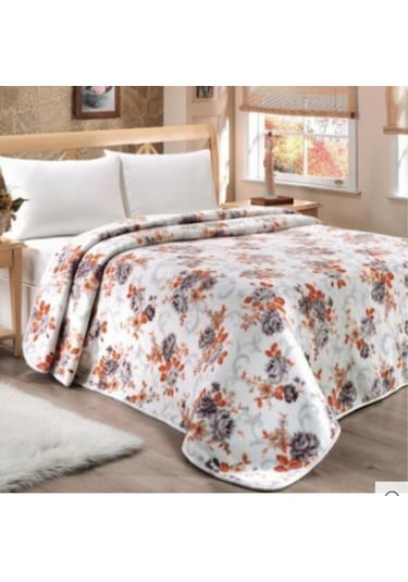 Mink Lacasa Lüks Vizon Tek Kişilik 1080 Gri Battaniye 160X220
