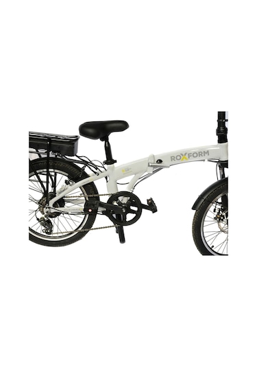 Roxform Venüs 20" Elektrikli Bisiklet Şehir İçi Kullanım İçin İdeal, Uzun Menzil E-bike Beyaz