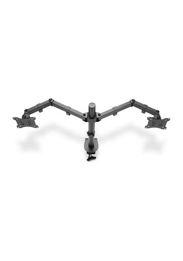 Digitus DA-90400 17"-32" 2x8 KG (Maks.) Sıkıştırmalı İkili Monitör Tutucu Siyah