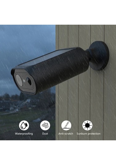 Xuweiwei Aosu Solarcam P1 Se Max Kamera Silikon Kılıfı Siyah Duvara Monte Edilebilir Dayanıklı Koruma