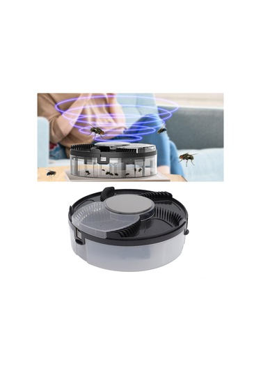 Yaleker Usb Geri Şarjlı Elektrikli Sinek Tutucu, Yüksek Kaliteli Motor, Kesilebilir Temizleme, Restoran Mutfak Uygun, Siyah, 5v, 40db