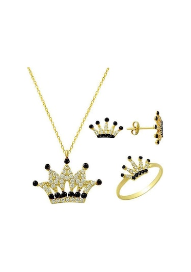 Üçlü Set Kraliçe Tacı 5,03 Gram 14 Ayar Altın