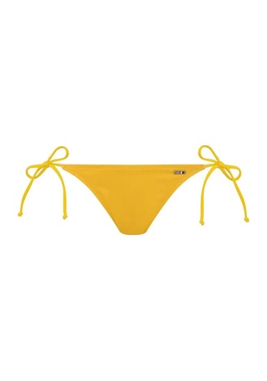 U.S. Polo Assn. Kadın Sarı İpli Bikini Altı Sarı