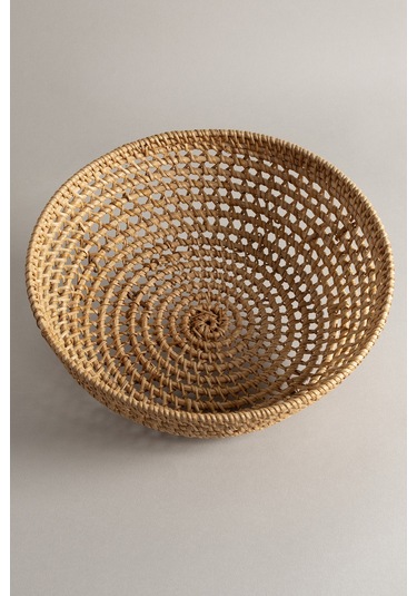 Meander Doğal Rattan El Yapımı Yemek Koruyucu 31x13cm 9071 Natural