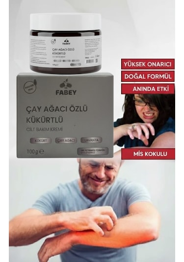 Esfabey Çay Ağacı Özlü Kükürtlü Cilt Bakım Kremi 100g