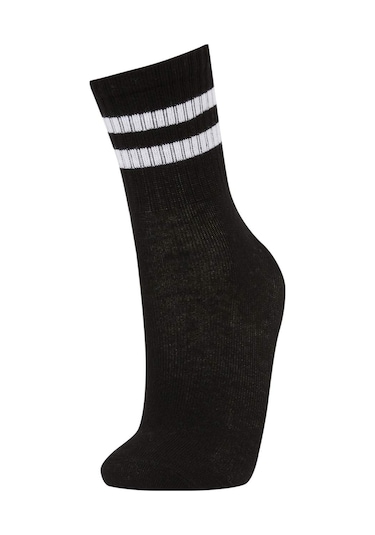 DeFacto Kız Çocuk 5'li Pamuklu Uzun Çorap -  Y5031A6NSKR1