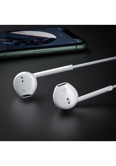 Kiboule İçin Özel Mod Kulaklıklar Tüm Lightning Konnektörüyle Uyumludur Açılır Bağlantı Kablolu Kulaklıklar Düz Başlı Ios Modelleri -