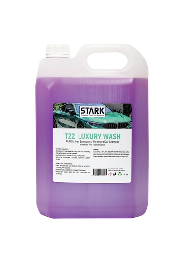 Stark T22 Luxury Wash Ph Nötr Araç Şampuanı 5 Lt