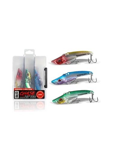 Kingdom 4008 Yapay Titreşimli Balık Yemi 3lü Paket - Set2, 11g