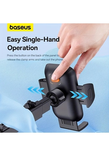 Motion003 Baseus Siyah Telefon Tutucu Ayarlanabilir Tasarim 6kg Yuk Kapasitesi Nano Yapisk Siyah