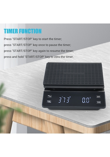 Yüksek Hassasiyetli Dijital Terazi Elektronik Terazi Arka Aydınlatmalı Led Ekranlı