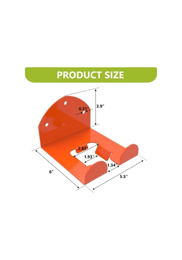 Jeehugo Zırh Metal Garaj Organizatörü - Çim Biçme Makinesi, Zincir Testere Ve Bahçe Aletleri İçin Duvarlı Depolama Rafı Al-373 Diğer