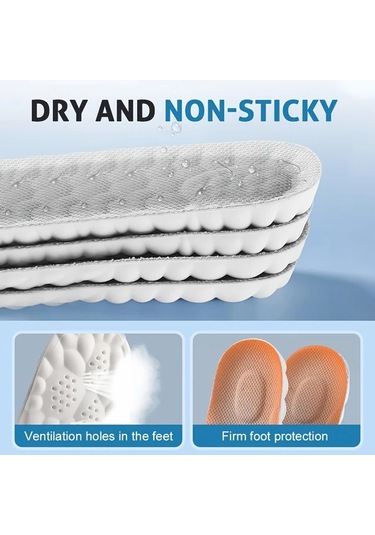 Fochsia Unisex Adım Atan Siyah Yastıklı Ayakkabı Tabanlığı Eu 35-36 Hafızalı Köpük Masaj